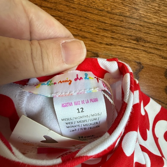 NEW Agatha Ruiz de la Prada Floral Footie 12 Months - Picture 10 of 11